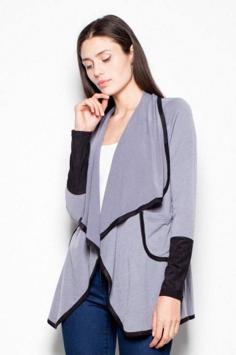 Sweter Damski Model VT036 Grey - Venaton Sweter Damski Model VT036 Grey - Venaton
