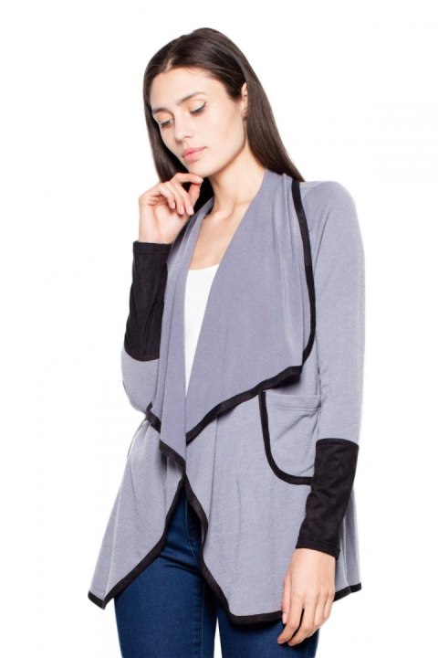 Sweter Damski Model VT036 Grey - Venaton Sweter Damski Model VT036 Grey - Venaton