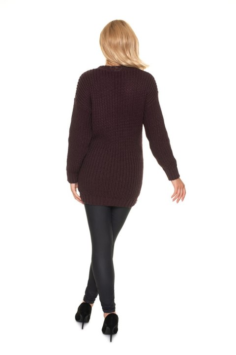 Sweter Model 70040 Chocco - PeeKaBoo Sweter Model 70040 Chocco - PeeKaBoo