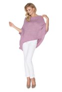 Sweter Ponczo Model 30068 Lila - PeeKaBoo