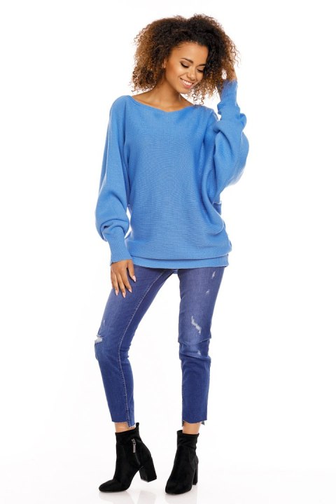 Sweter model 70003 Jeans - PeeKaBoo Sweter model 70003 Jeans - PeeKaBoo