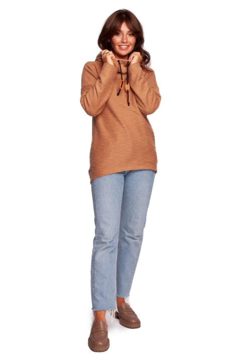 Bluza Damska Model B249 Cynamon - BeWear Bluza Damska Model B249 Cynamon - BeWear
