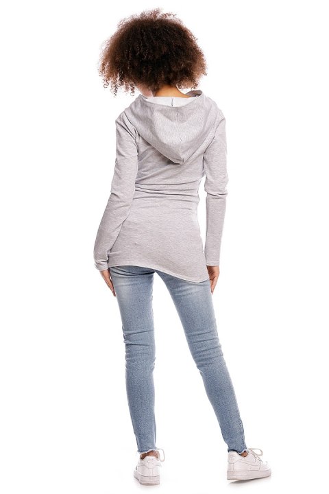 Bluza model 1473 Light Gray - PeeKaBoo Bluza model 1473 Light Gray - PeeKaBoo