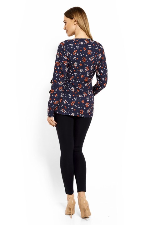 Bluzka Ciążowa Model 1626DC Flowers - PeeKaBoo Bluzka Ciążowa Model 1626DC Flowers - PeeKaBoo