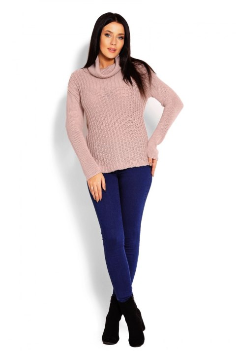 Golf Damski Model 70014 Latte - PeeKaBoo Golf Damski Model 70014 Latte - PeeKaBoo