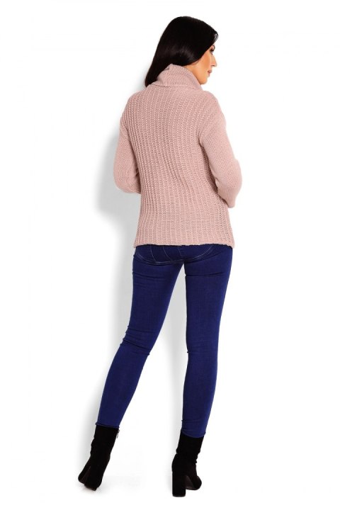 Golf Damski Model 70014 Latte - PeeKaBoo Golf Damski Model 70014 Latte - PeeKaBoo