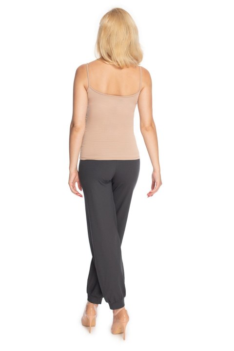Spodnie Ciążowe Model 0176 Grafit - PeeKaBoo Spodnie Ciążowe Model 0176 Grafit - PeeKaBoo