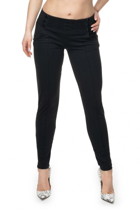 Spodnie Damskie Model 0105 Black - PeeKaBoo Spodnie Damskie Model 0105 Black - PeeKaBoo