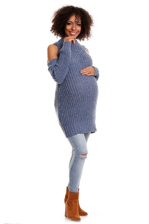 Sweter model 30040C Jeans - PeeKaBoo Sweter model 30040C Jeans - PeeKaBoo
