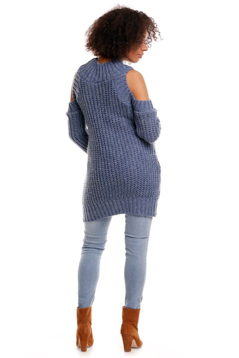 Sweter model 30040C Jeans - PeeKaBoo Sweter model 30040C Jeans - PeeKaBoo