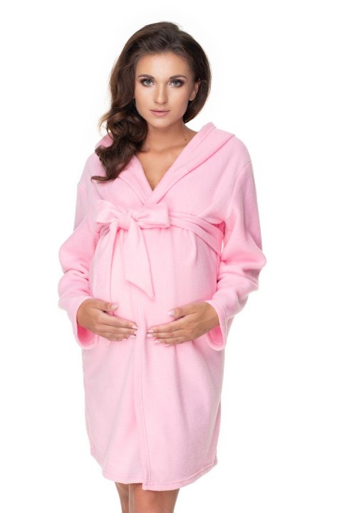 Szlafrok Damski Model 0148 Light Pink - PeeKaBoo Szlafrok Damski Model 0148 Light Pink - PeeKaBoo