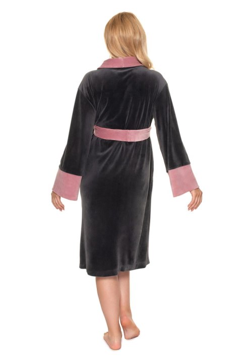 Szlafrok Model 0201 Grafit - PeeKaBoo Szlafrok Model 0201 Grafit - PeeKaBoo