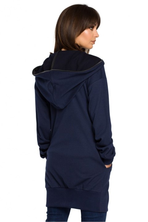 Bluza Damska Model B054 Navy - BeWear Bluza Damska Model B054 Navy - BeWear