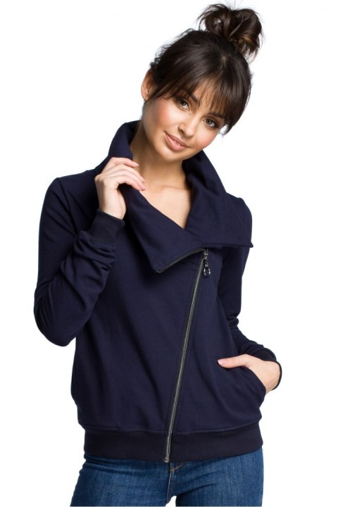 Bluza Damska Model B071 Navy - BeWear Bluza Damska Model B071 Navy - BeWear