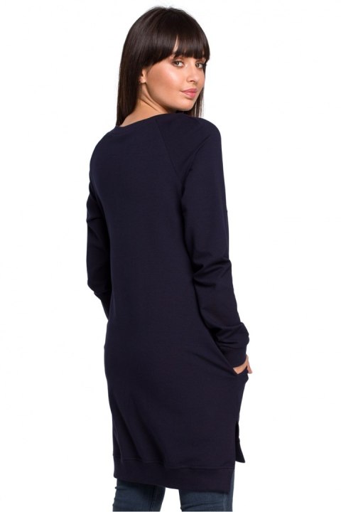 Bluza Damska Model B101 Navy - BeWear Bluza Damska Model B101 Navy - BeWear