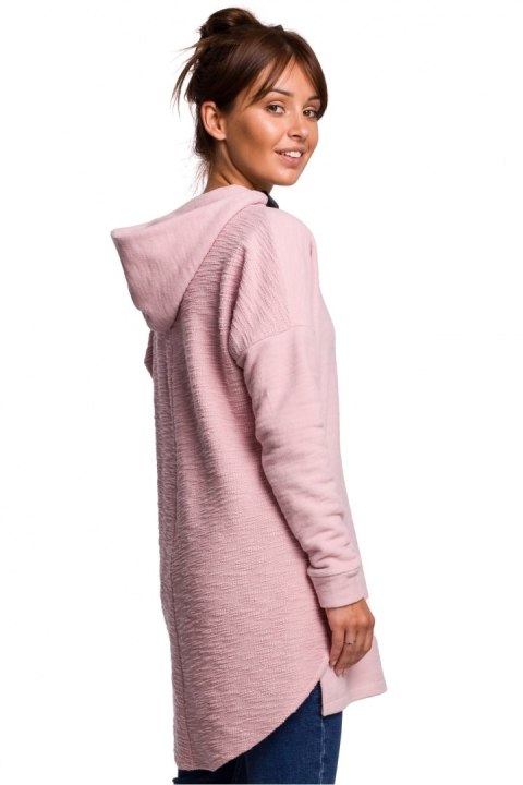 Bluza Damska Model B176 Powder Pink - BeWear Bluza Damska Model B176 Powder Pink - BeWear