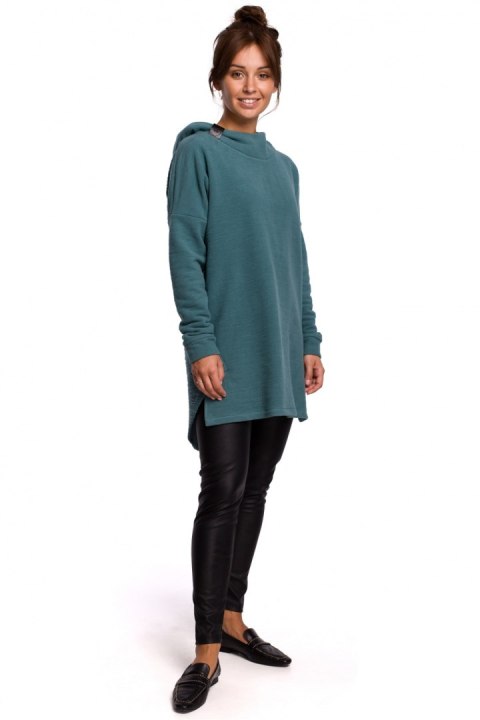 Bluza Damska Model B176 Turkus - BeWear Bluza Damska Model B176 Turkus - BeWear