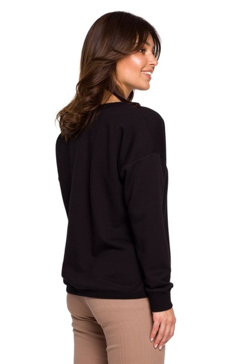 Bluza Damska Model B225 Black - BeWear Bluza Damska Model B225 Black - BeWear
