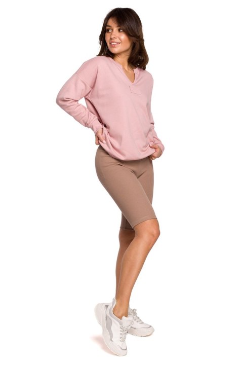 Bluza Damska Model B225 Powder Pink - BeWear Bluza Damska Model B225 Powder Pink - BeWear