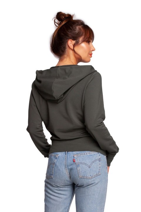 Bluza Damska Model B246 Militare Green - BeWear Bluza Damska Model B246 Militare Green - BeWear