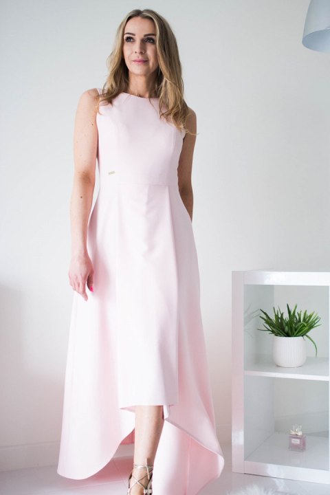 Sukienka Model Jennifer Powder Pink - Jersa Sukienka Model Jennifer Powder Pink - Jersa