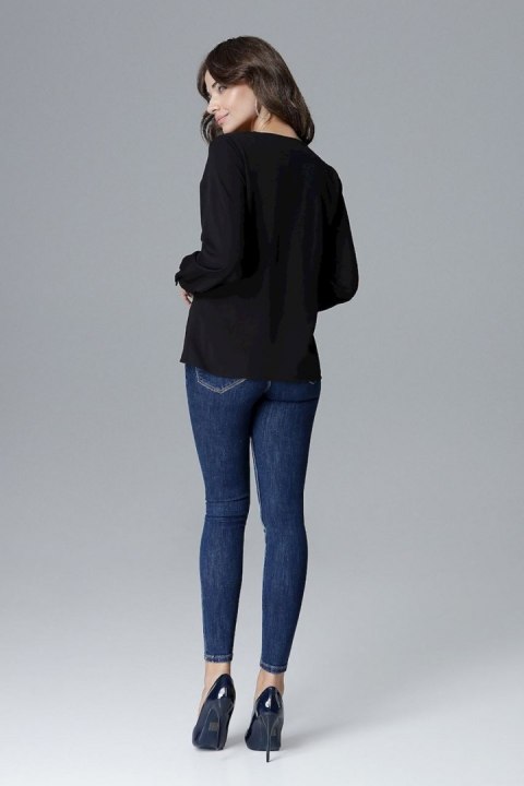 Bluzka Model L023 Black - Lenitif Bluzka Model L023 Black - Lenitif