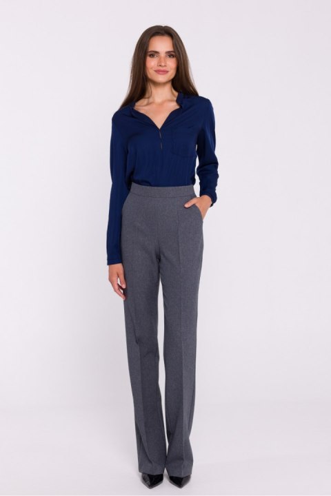 Bluzka Model S375 Navy - Stylove Bluzka Model S375 Navy - Stylove