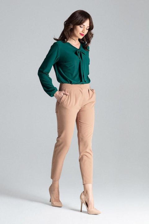 Spodnie Damskie Model L028 Brown - Lenitif Spodnie Damskie Model L028 Brown - Lenitif
