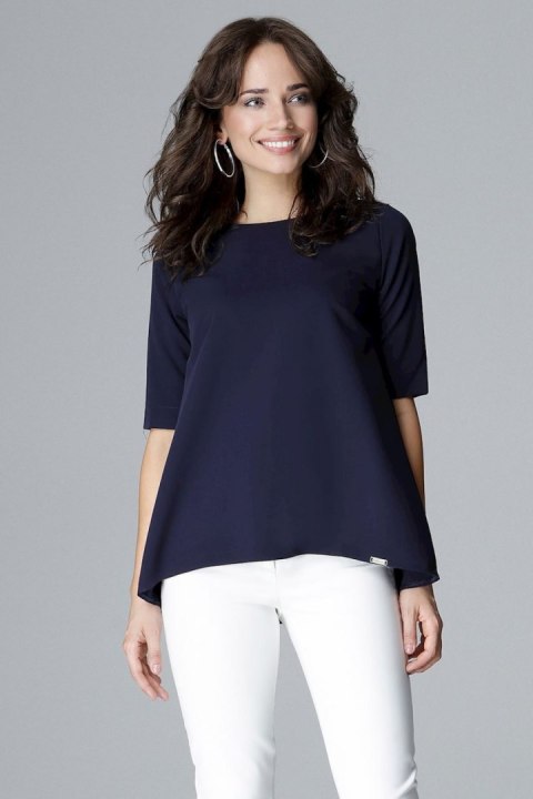Bluzka Model L002 Navy - Lenitif Bluzka Model L002 Navy - Lenitif