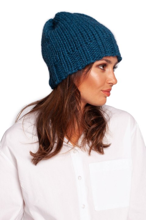 Czapka Model BK100 Morski - BE Knit Czapka Model BK100 Morski - BE Knit