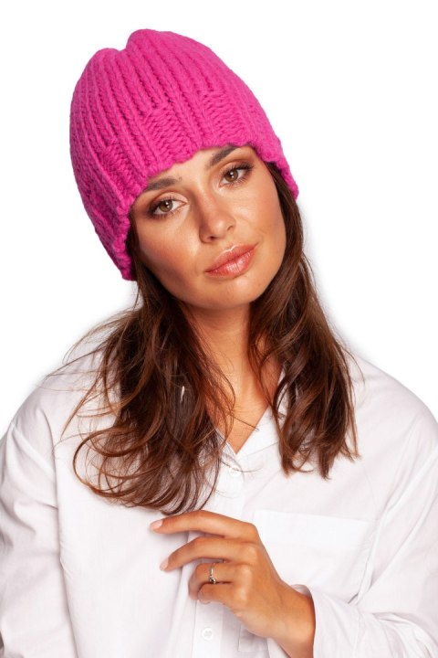 Czapka Model BK100 Pink - BE Knit Czapka Model BK100 Pink - BE Knit