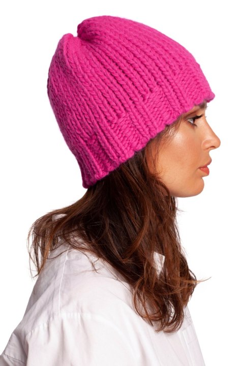 Czapka Model BK100 Pink - BE Knit Czapka Model BK100 Pink - BE Knit