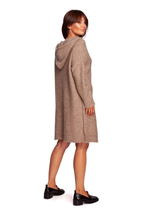 Sukienka Model BK089 Light Brown - BE Knit Sukienka Model BK089 Light Brown - BE Knit