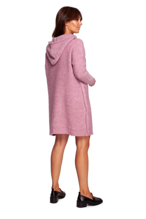 Sukienka Model BK089 Powder Pink - BE Knit Sukienka Model BK089 Powder Pink - BE Knit
