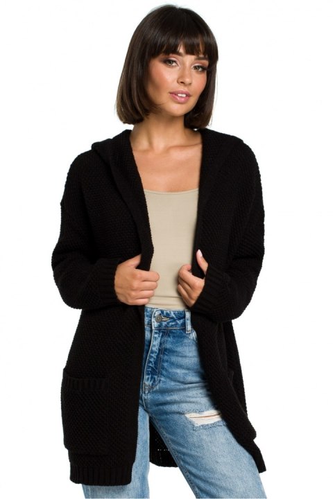 Sweter Damski Model BK002 Black - BE Knit Sweter Damski Model BK002 Black - BE Knit