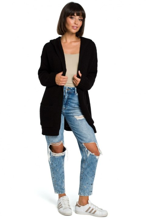 Sweter Damski Model BK002 Black - BE Knit Sweter Damski Model BK002 Black - BE Knit