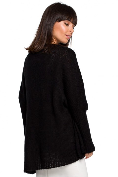 Sweter Damski Model BK018 Black - BE Knit Sweter Damski Model BK018 Black - BE Knit