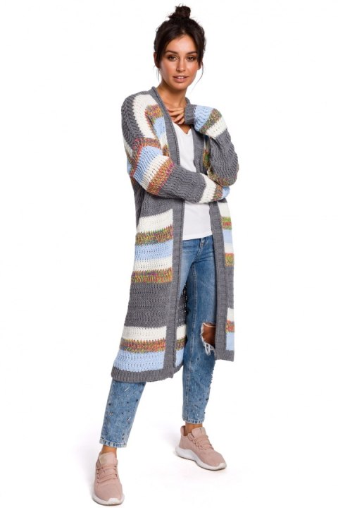 Sweter Kardigan Model BK036 Model 2 - BE Knit Sweter Kardigan Model BK036 Model 2 - BE Knit