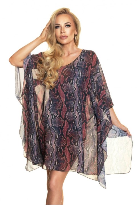 Sukienka Plażow Tunika Model Padma 16 Multicolor - Irall Sukienka Plażow Tunika Model Padma 16 Multicolor - Irall