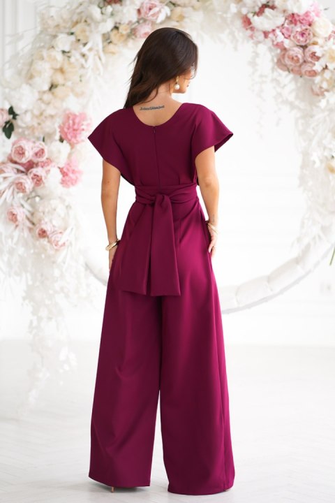 Kombinezon Model 289-10 Bordo - Bicotone Kombinezon Model 289-10 Bordo - Bicotone