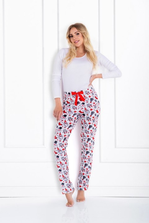 Piżama Damska Model Magic Moments White/Red - Momenti Per Me Piżama Damska Model Magic Moments White/Red - Momenti Per Me