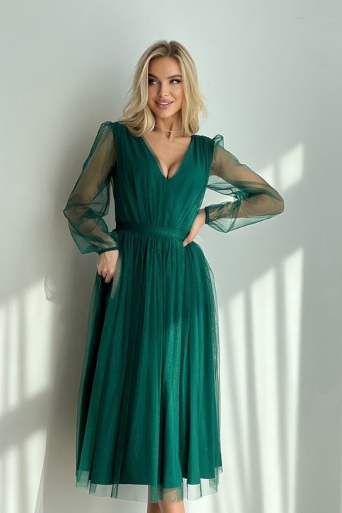Sukienka Model 269-13 Green - Bicotone Sukienka Model 269-13 Green - Bicotone