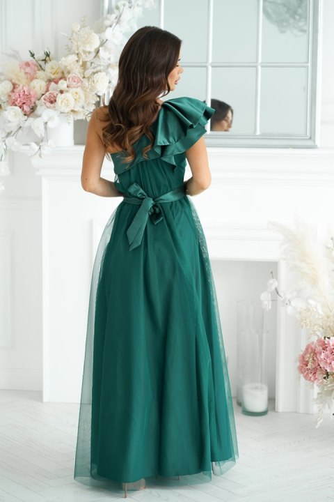Sukienka Model 315-13 Bottle Green - Bicotone Sukienka Model 315-13 Bottle Green - Bicotone