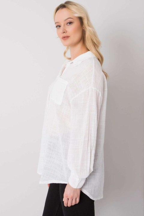 Koszula Damska Model TW-KS-BI-26698.50 White - Och Bella Koszula Damska Model TW-KS-BI-26698.50 White - Och Bella