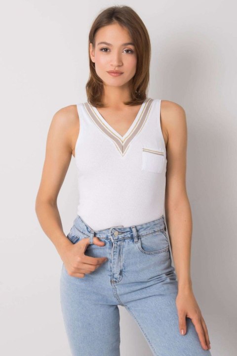 Koszulka Top Model TW-TP-OB015A.78 White - Och Bella Koszulka Top Model TW-TP-OB015A.78 White - Och Bella