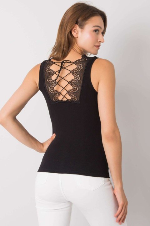 Koszulka Top Model TW-TP-OB017.83 Black - Och Bella Koszulka Top Model TW-TP-OB017.83 Black - Och Bella