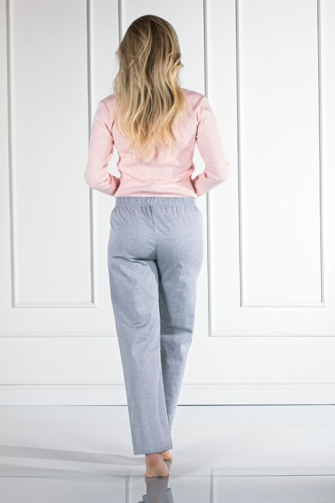 Piżama Damska Model Linda Pink/Grey - Momenti Per Me Piżama Damska Model Linda Pink/Grey - Momenti Per Me