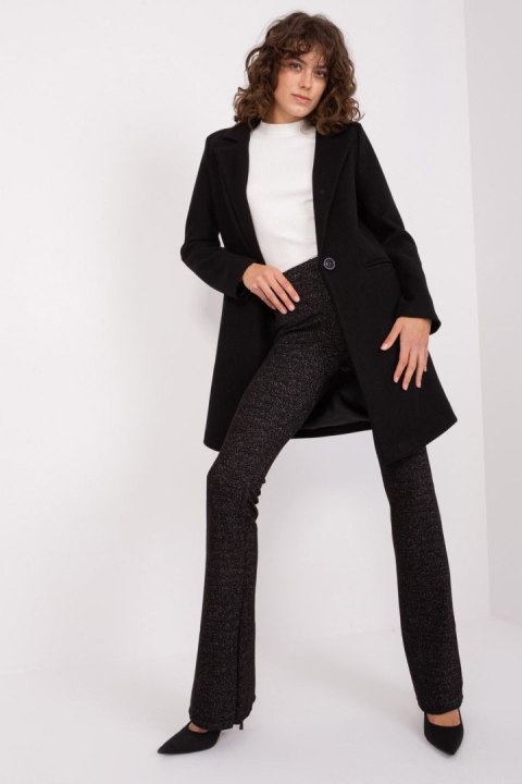 Płaszcz Damski Model TW-PL-BI-23314.00P Black - Och Bella Płaszcz Damski Model TW-PL-BI-23314.00P Black - Och Bella