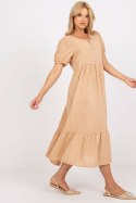 Sukienka Model TW-SK-BI-25504.19P Camel - Och Bella