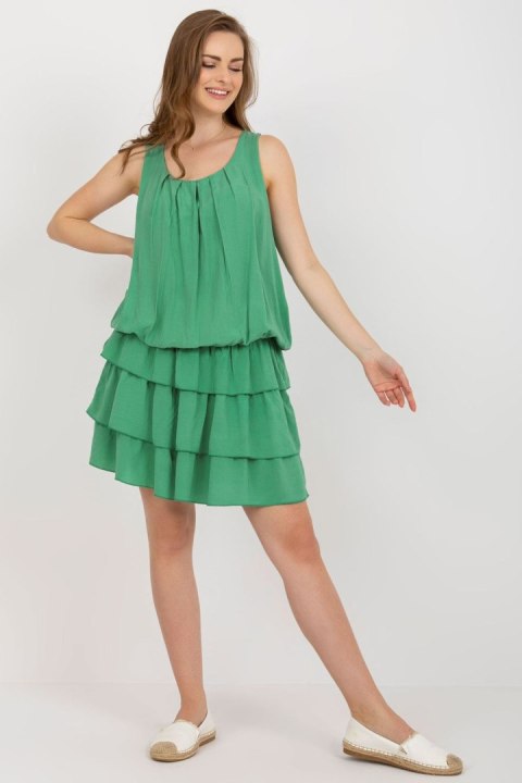 Sukienka Model TW-SK-BI-8139.44 Green - Och Bella Sukienka Model TW-SK-BI-8139.44 Green - Och Bella